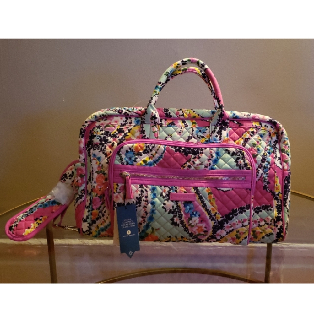 Vera Bradley Iconic Compact Weekend Traveler Bag
